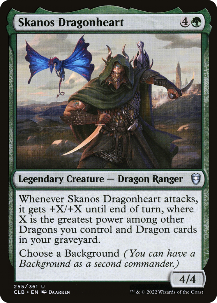 Skanos Dragonheart (CLB-255) [Commander Legends: Battle for Baldur's Gate]