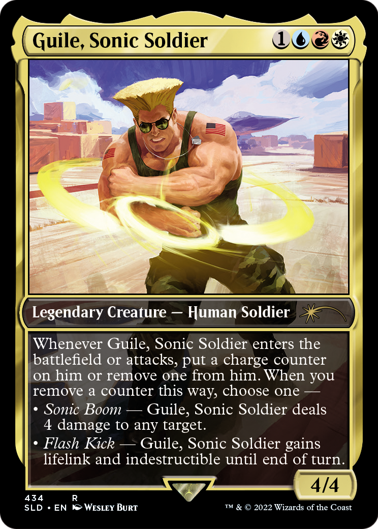 Guile, Sonic Soldier (SLD-434) [Secret Lair Drop]