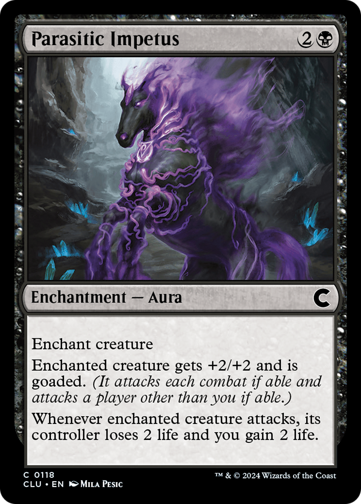 Parasitic Impetus (CLU-118) [Ravnica: Clue Edition]