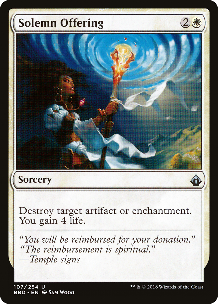 Solemn Offering (BBD-107) [Battlebond]