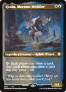 Kwain, Itinerant Meddler (CMR-604) [Commander Legends] Etched Foil