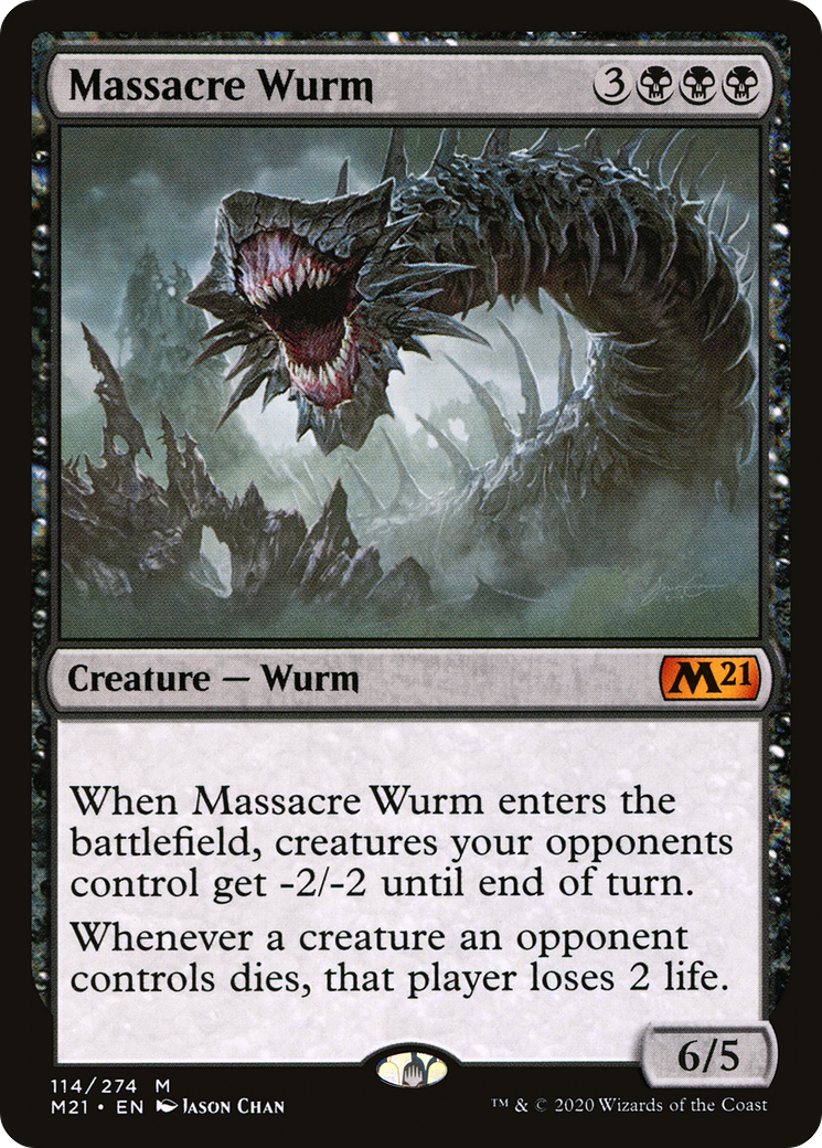 Massacre Wurm (M21-114) [Core Set 2021]
