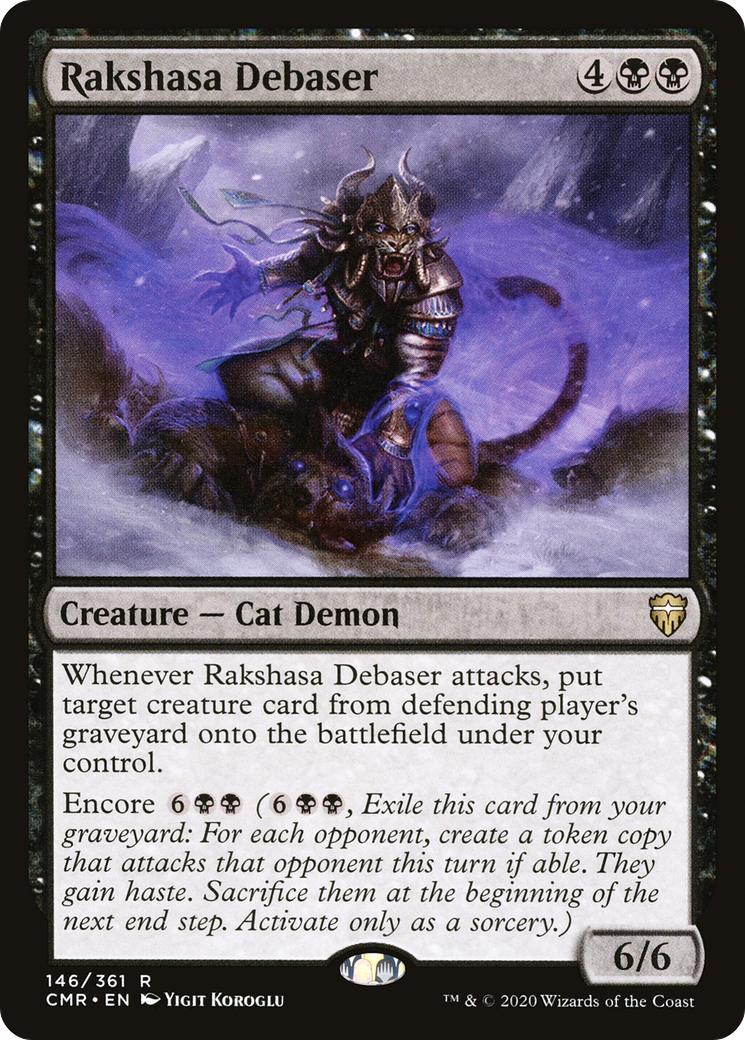 Rakshasa Debaser (CMR-146) [Commander Legends] Foil