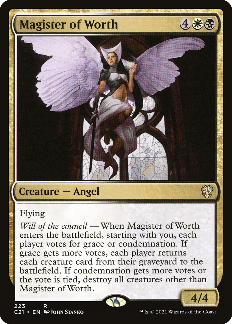 Magister of Worth (C21-223) [Commander 2021]