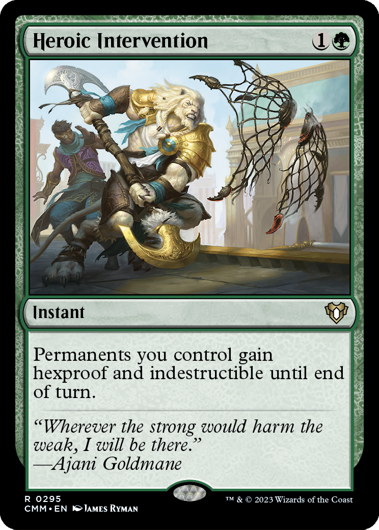 Heroic Intervention (CMM-295) [Commander Masters]