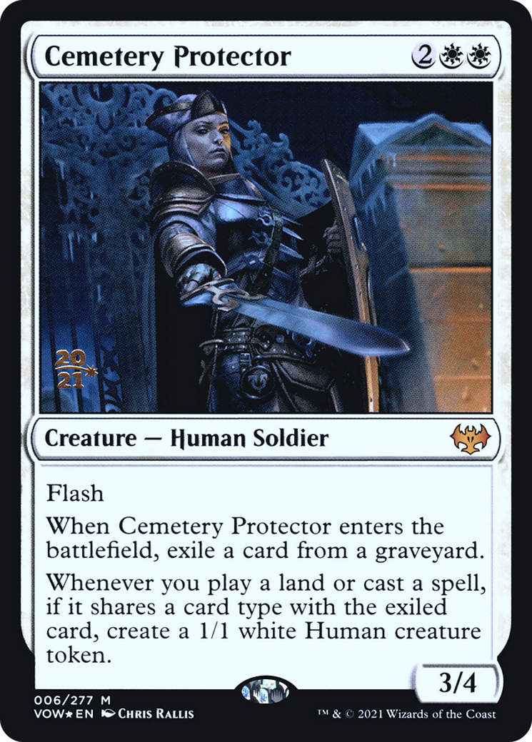 Cemetery Protector (PRE-006) [Innistrad: Crimson Vow Promos] Foil
