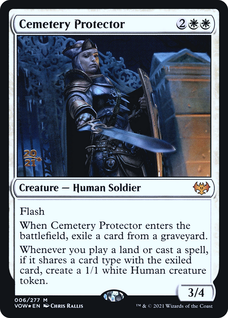 Cemetery Protector (PRE-06S) [Innistrad: Crimson Vow Promos] Foil