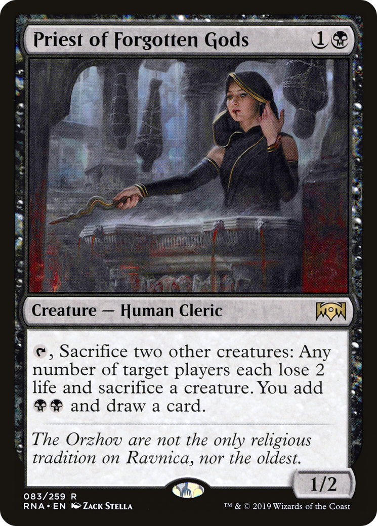 Priest of Forgotten Gods (RNA-083) [Ravnica Allegiance]