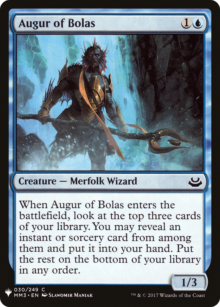 Augur of Bolas (LIST-MM3-30) [The List]