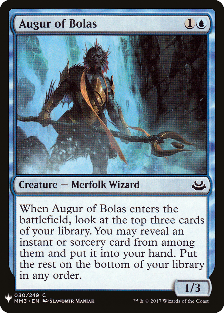 Augur of Bolas (LIST-MM3-30) [The List]