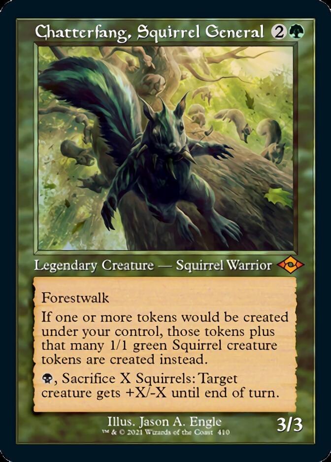 Chatterfang, Squirrel General (MH2-410) [Modern Horizons 2] Etched Foil