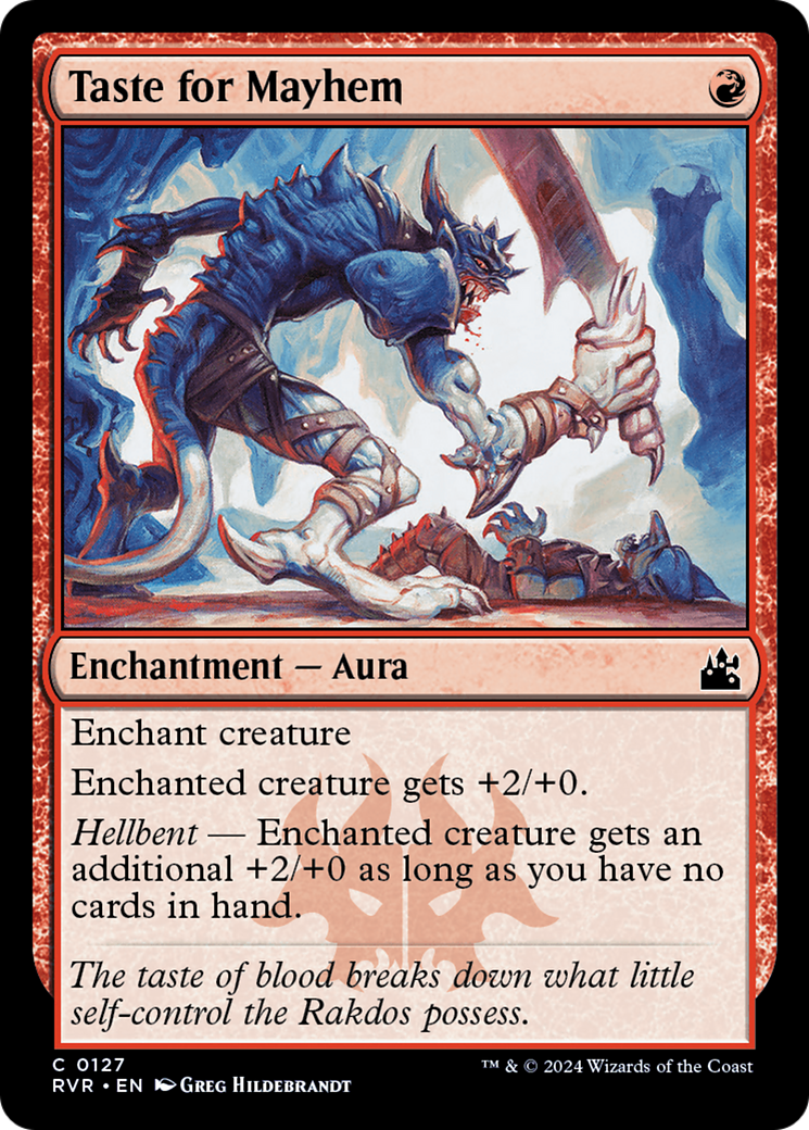 Taste for Mayhem (RVR-127) [Ravnica Remastered]
