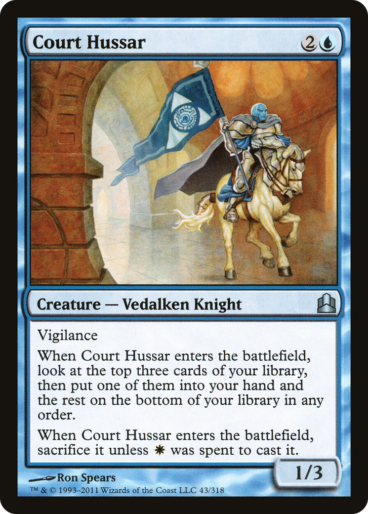 Court Hussar (CMD-043) [Commander 2011]