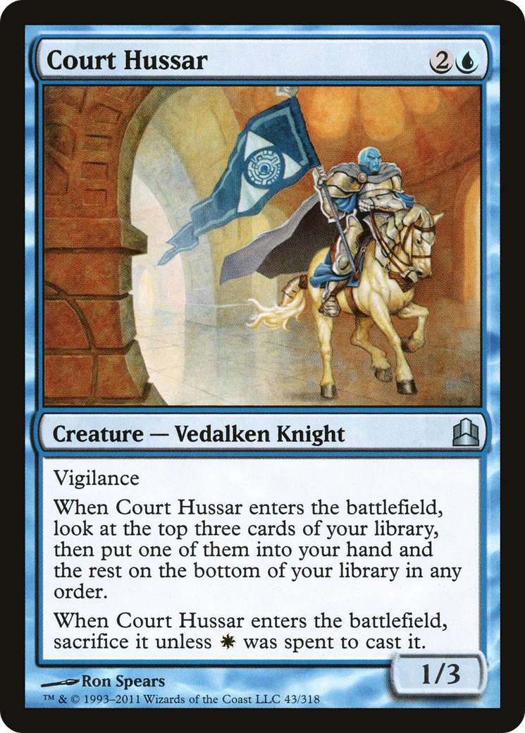 Court Hussar (CMD-043) [Commander 2011]