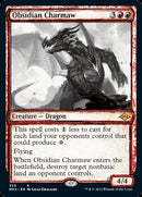 Obsidian Charmaw (MH2-353) [Modern Horizons 2]: (Showcase) Foil