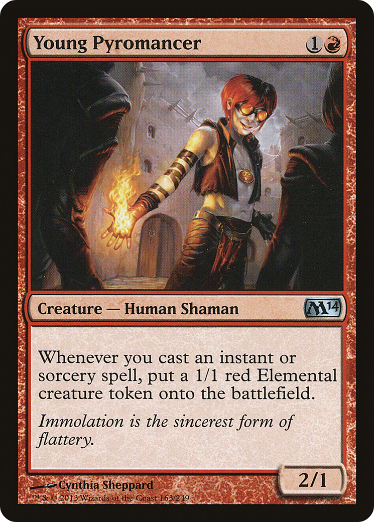 Young Pyromancer (M14-163) [Magic 2014] Foil