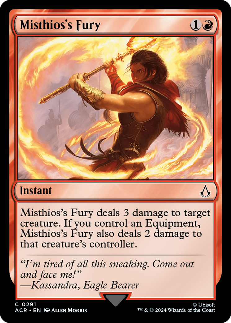 Misthios's Fury (ACR-291) [Assassin's Creed] Foil