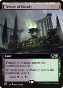 Temple of Malady (M21-388) [Core Set 2021]: (Extended Art) Foil