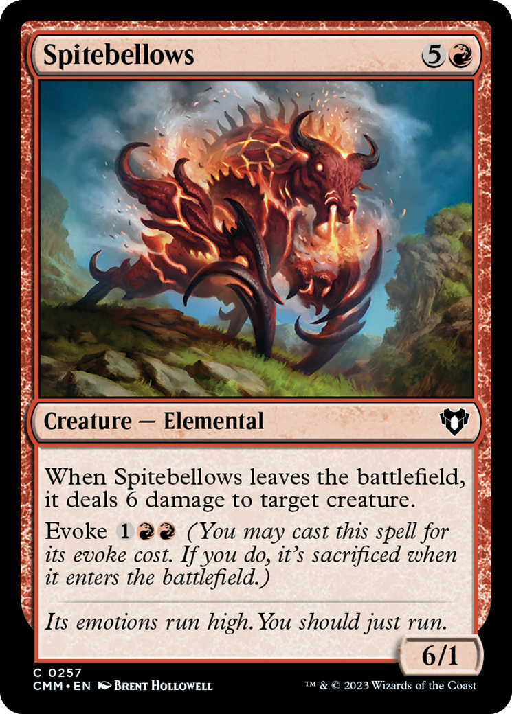 Spitebellows (CMM-257) [Commander Masters] Foil