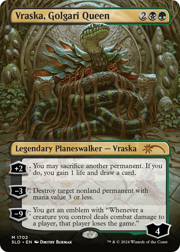 Vraska, Golgari Queen (SLD-1702) [Secret Lair Drop] (Borderless)
