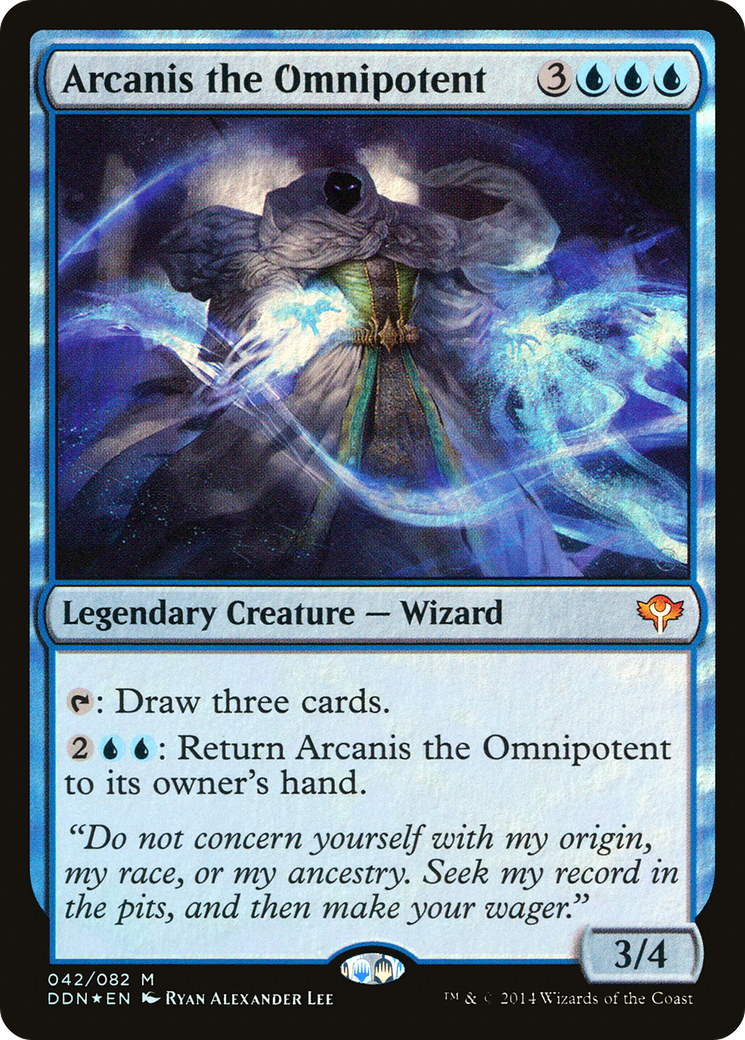 Arcanis the Omnipotent (DDN-042) [Duel Decks: Speed vs. Cunning] Foil