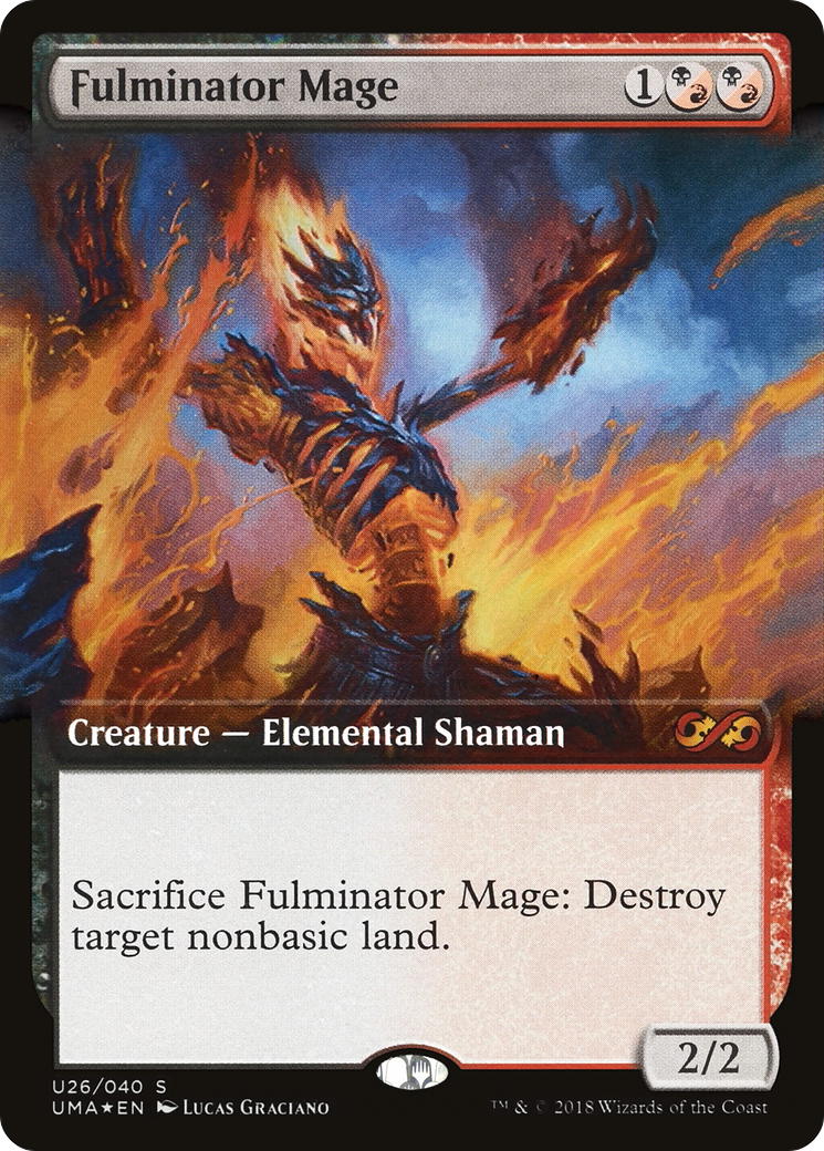 Fulminator Mage (UMA:BT-U26) (Extended Art) [Ultimate Box Topper] Foil