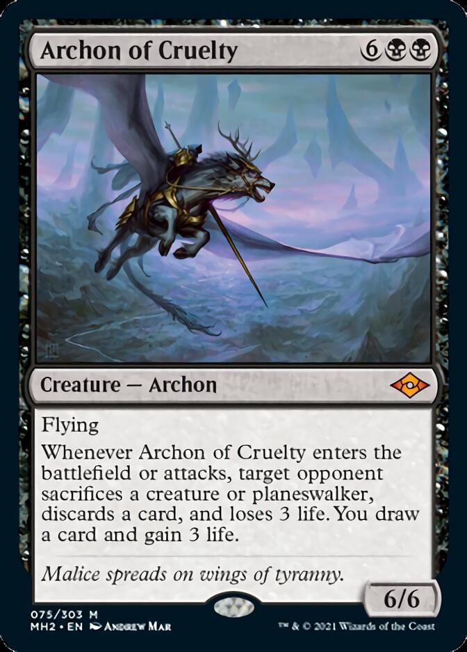 Archon of Cruelty (MH2-075) [Modern Horizons 2] Foil