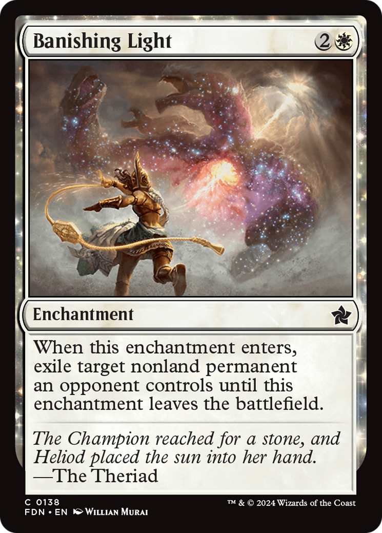 Banishing Light (FDN-138) [Foundations] Foil