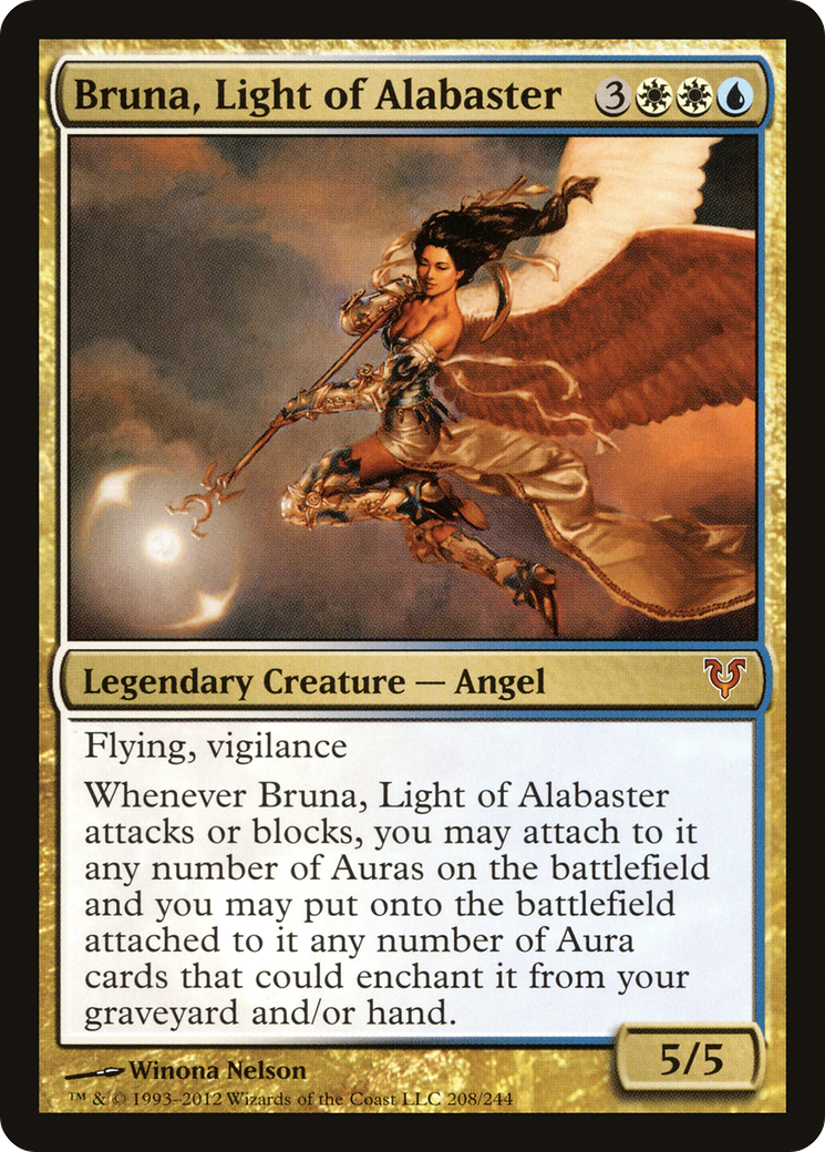 Bruna, Light of Alabaster (AVR-208) [Avacyn Restored] Foil