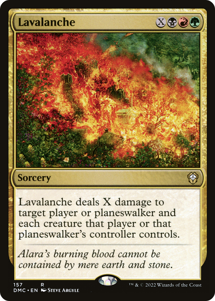 Lavalanche (DMC-157) [Dominaria United Commander]