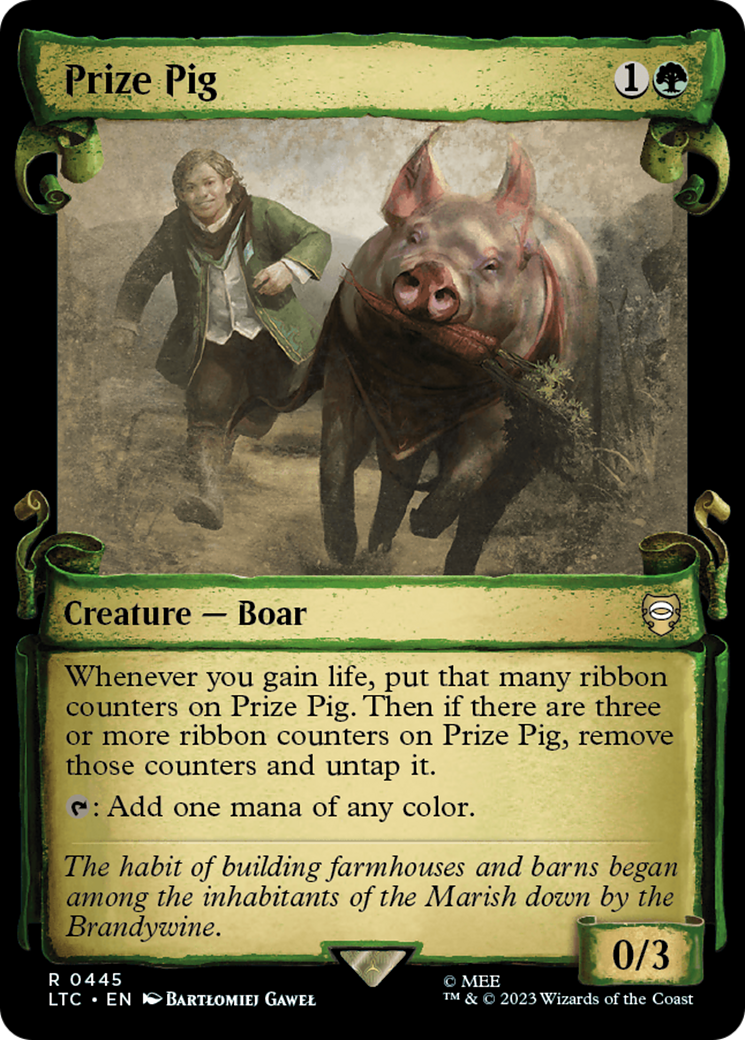 Prize Pig (LTC-445) [Tales of Middle-earth Commander]: (Showcase)
