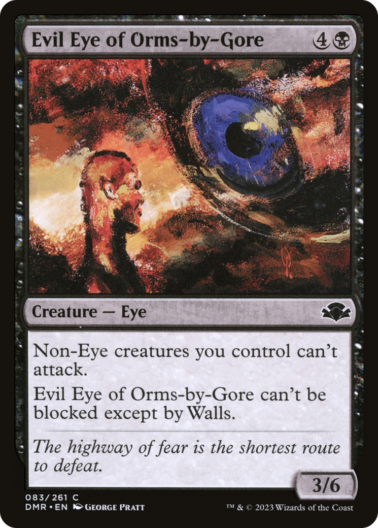 Evil Eye of Orms-by-Gore (DMR-083) [Dominaria Remastered]