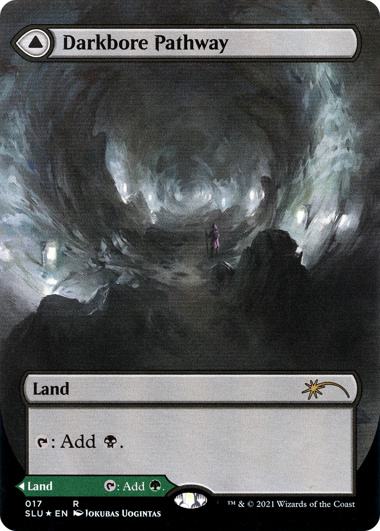 Darkbore Pathway (Borderless) (SLU-017) (Showcase) (Borderless) [Secret Lair: Ultimate Edition] Foil