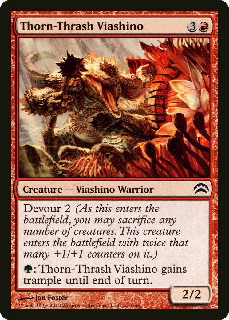 Thorn-Thrash Viashino (PC2-052) [Planechase 2012] Foil