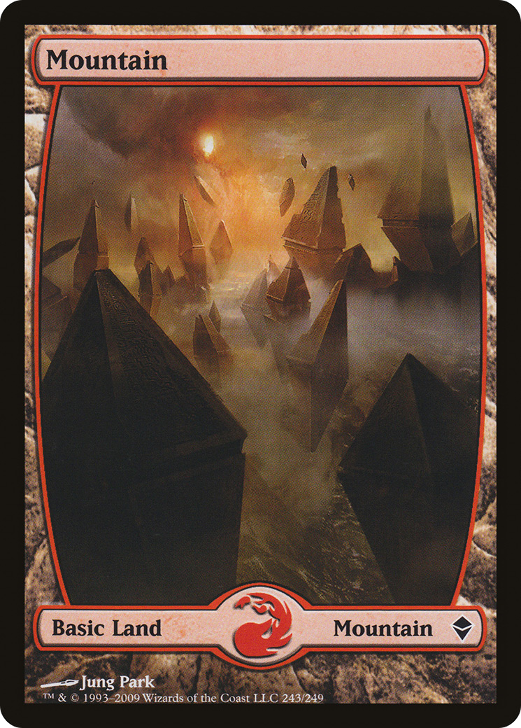 Mountain (243) - Full Art (ZEN-243) [Zendikar]