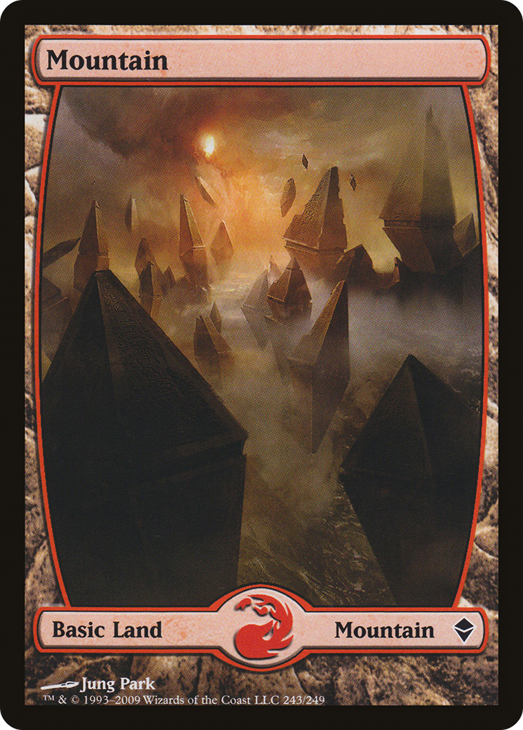 Mountain (ZEN-243) [Zendikar] Foil