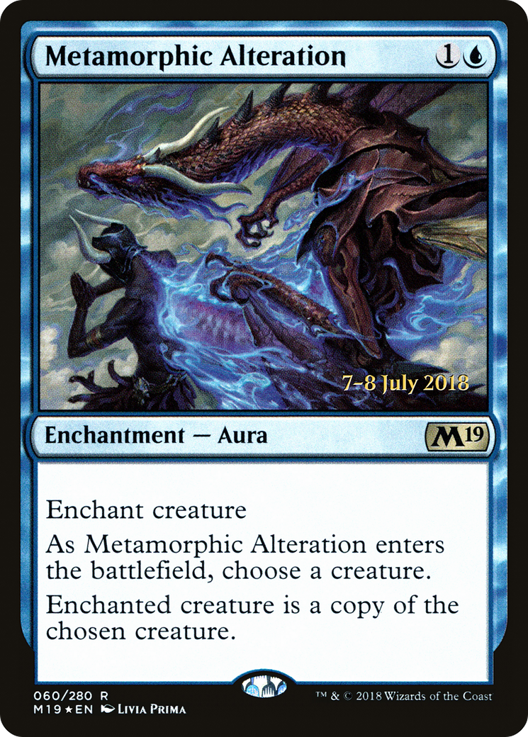 Metamorphic Alteration (PRE-60S) [Core Set 2019 Promos] Foil
