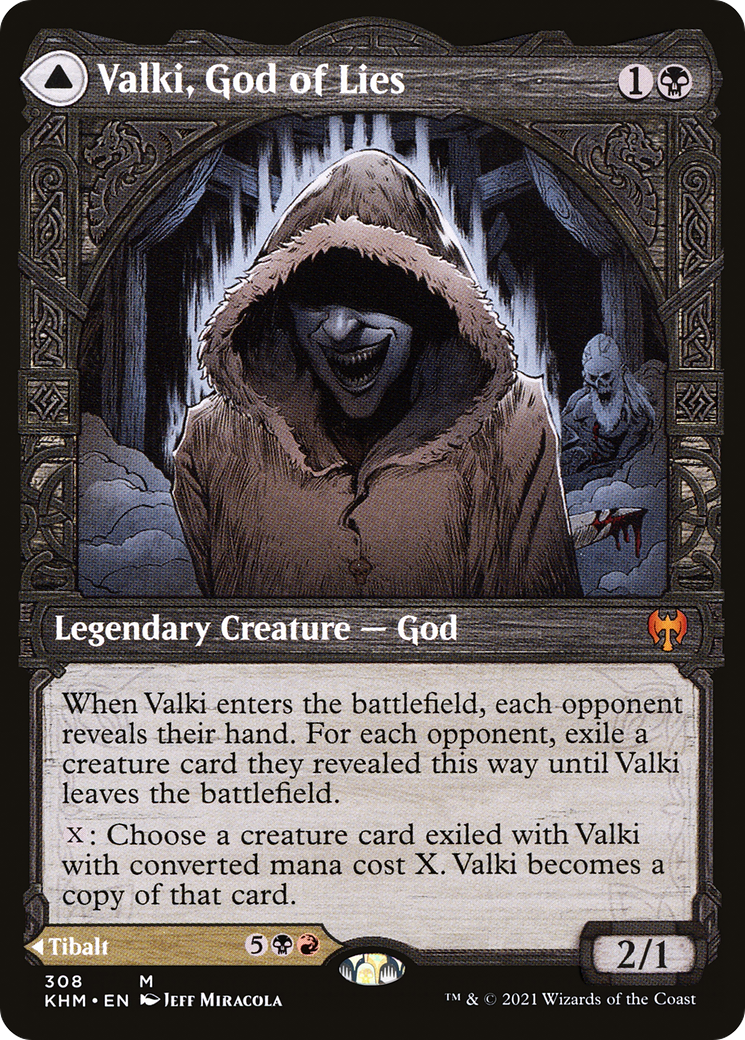 Valki, God of Lies (Showcase) (KHM-308) [Kaldheim]
