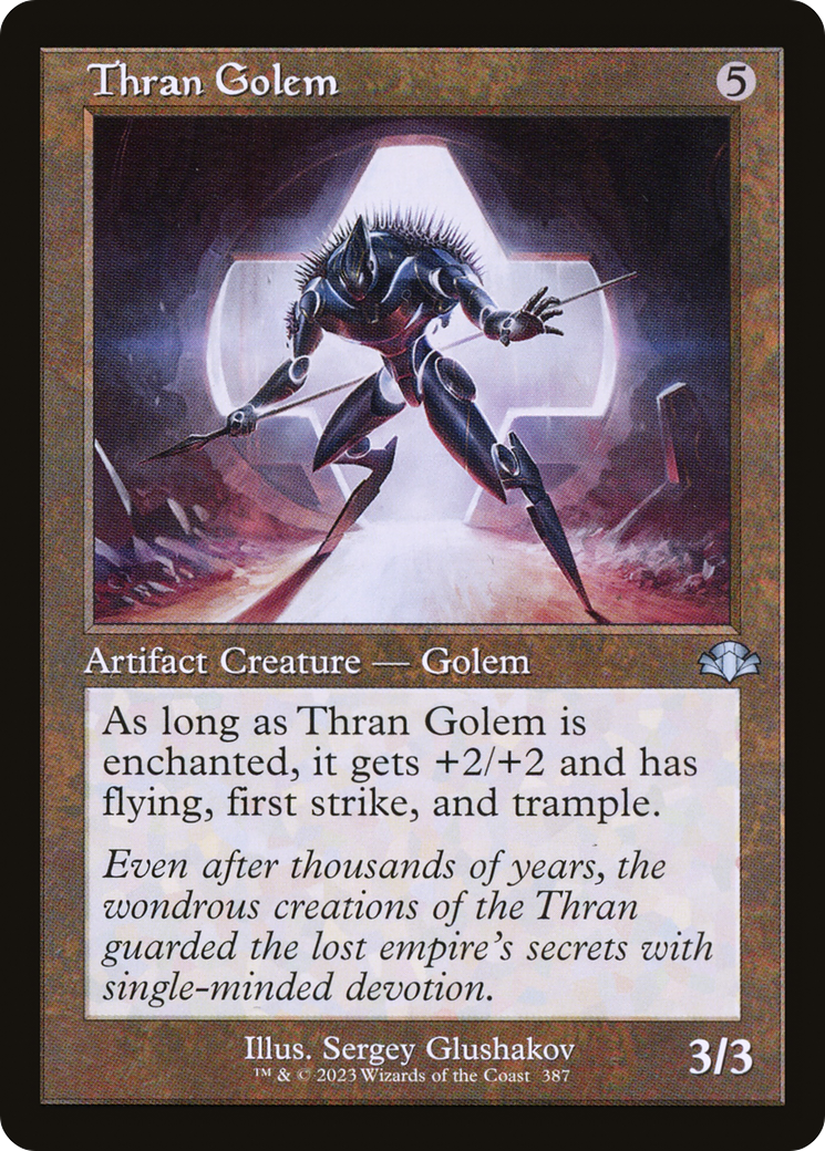 Thran Golem (DMR-387) [Dominaria Remastered]