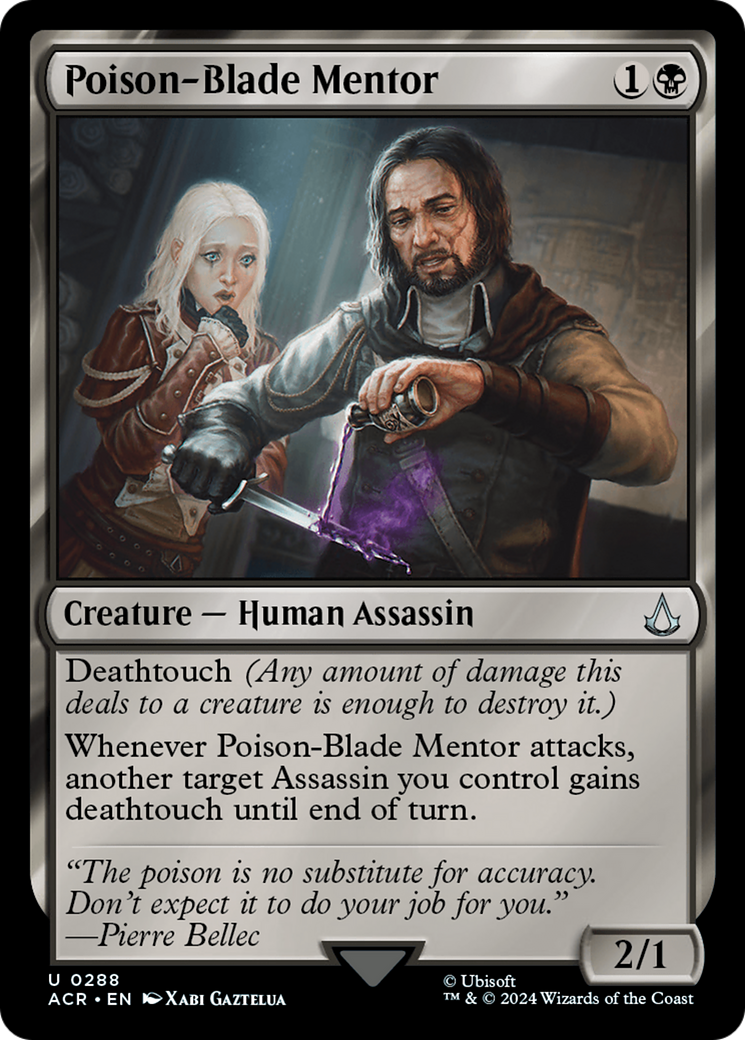 Poison-Blade Mentor (ACR-288) [Assassin's Creed]