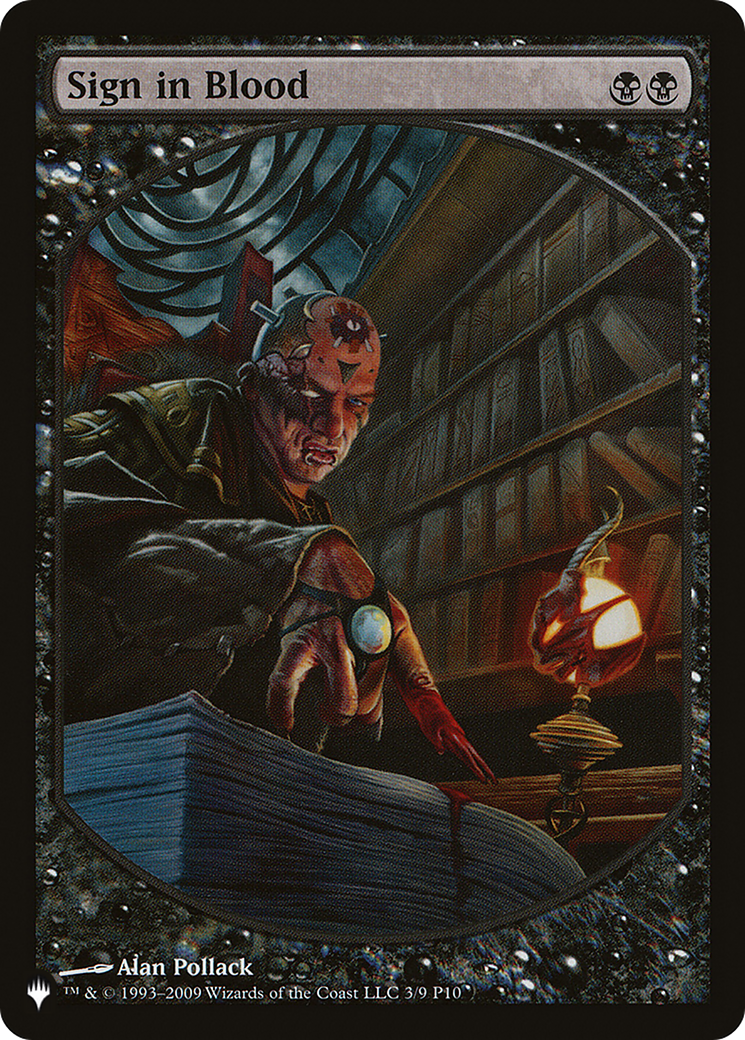Sign in Blood (LIST-P10-3) [The List]