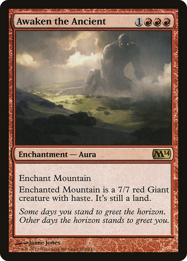 Awaken the Ancient (M14-126) [Magic 2014]