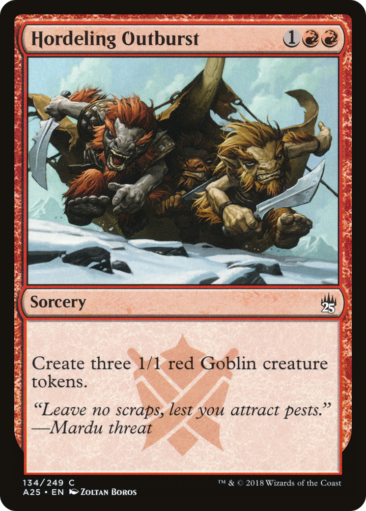 Hordeling Outburst (A25-134) [Masters 25]