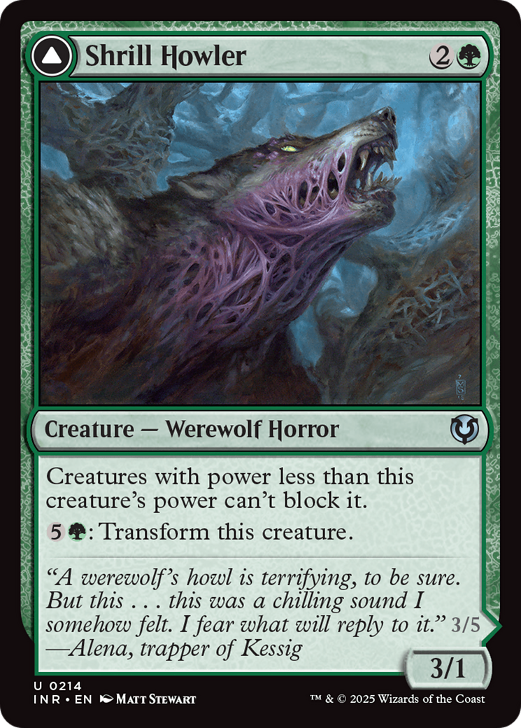 Shrill Howler // Howling Chorus (INR-214) [Innistrad Remastered] Foil