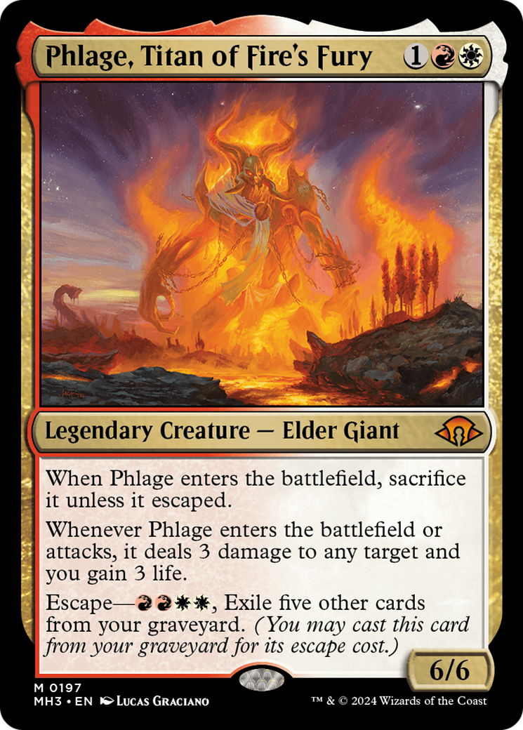 Phlage, Titan of Fire's Fury (MH3-197) [Modern Horizons 3]
