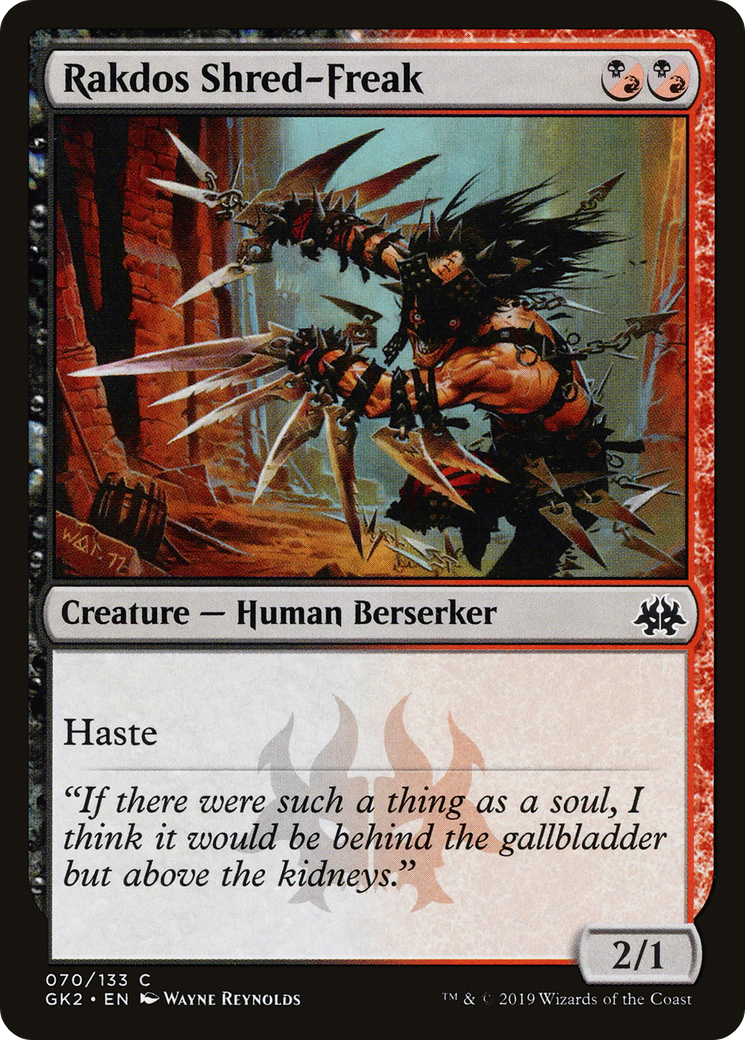 Rakdos Shred-Freak (GK2-070) [RNA Guild Kit]