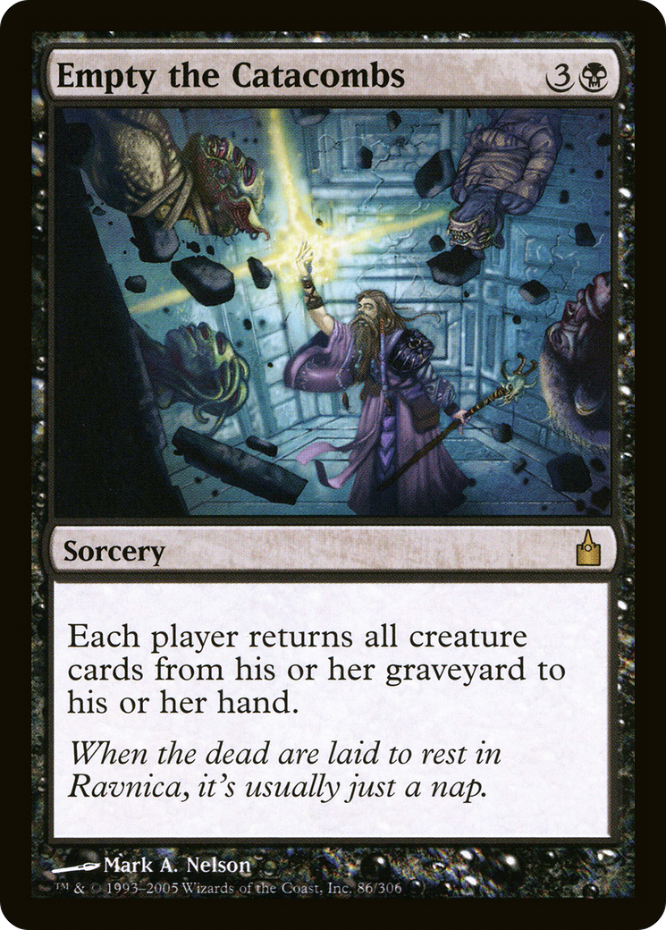Empty the Catacombs (RAV-086) [Ravnica: City of Guilds]