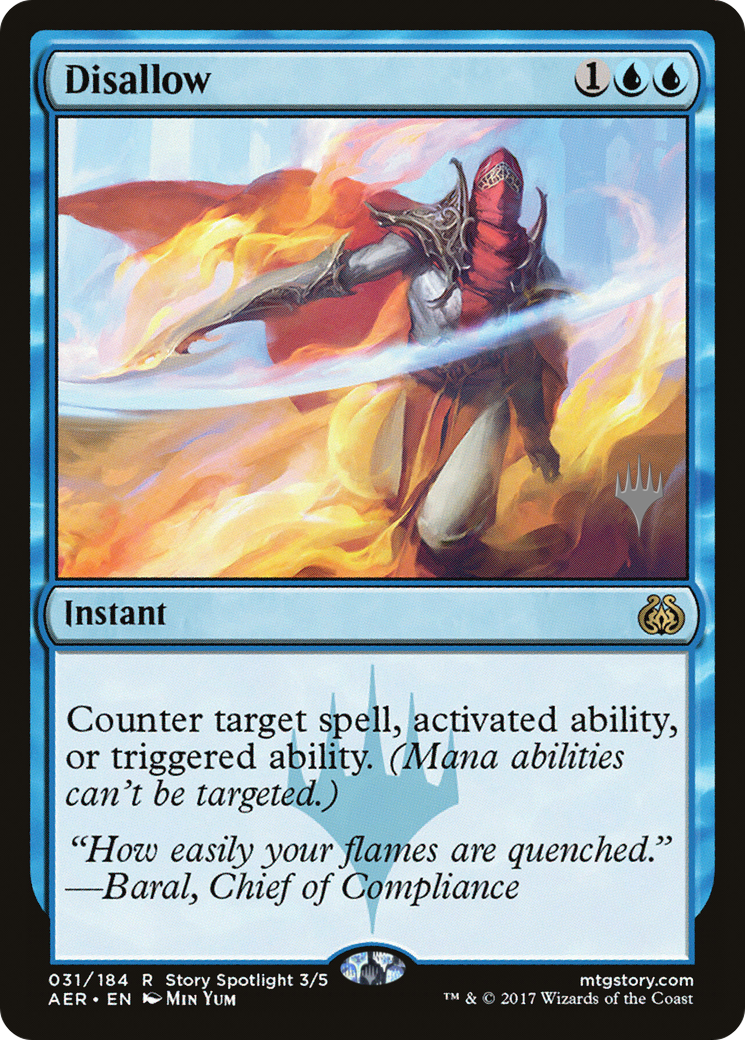 Disallow (PPTHB-31P) [Promo Pack: Aether Revolt Promos]