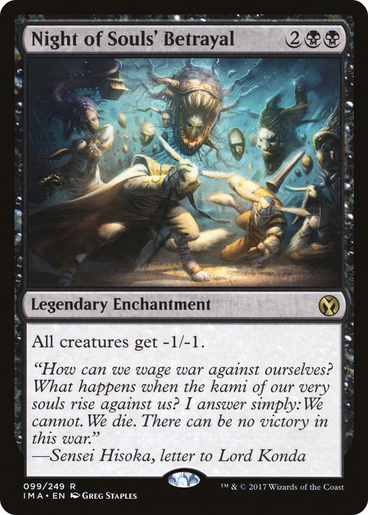 Night of Souls' Betrayal (IMA-099) [Iconic Masters] Foil