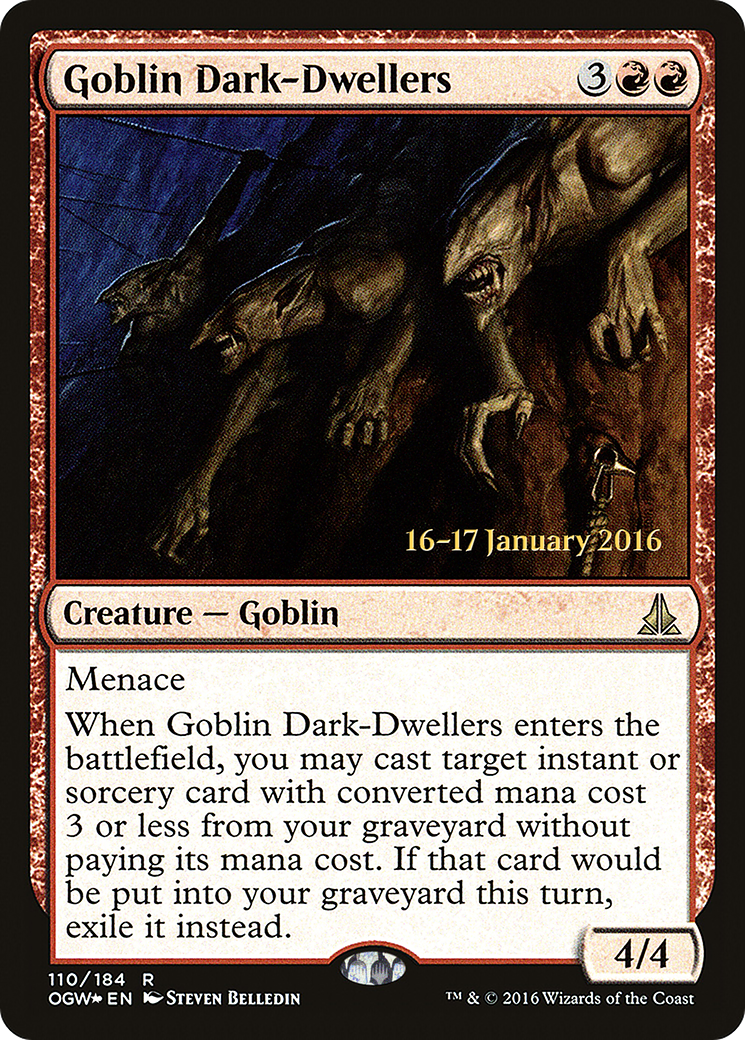 Goblin Dark-Dwellers (PRE-110S) [Oath of the Gatewatch Promos] Foil